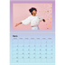 Fotokalender A4 dobbelt (30 x 40 cm) — Pastelfarver [Marts]
