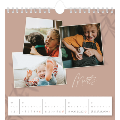 Årskalender kvadratisk — Nede på jorden [Marts]