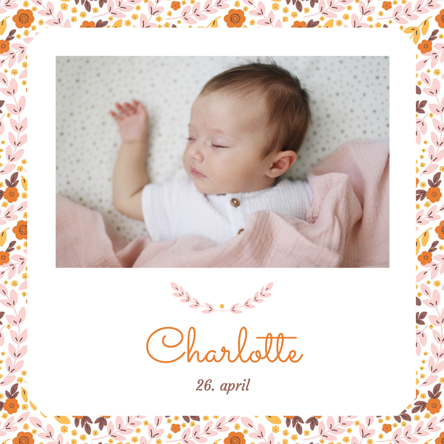 Invitationer — Efterårsramme