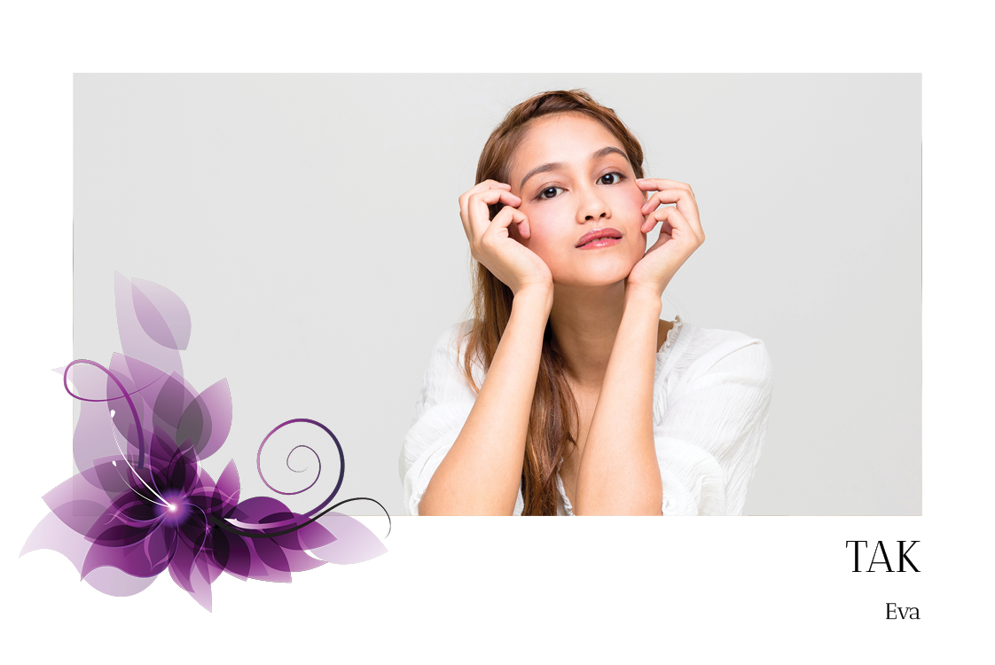 Takkekort — Lilla blomst