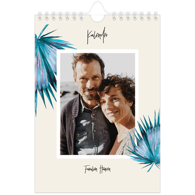 A5 Foto Kalender — Malte blomster [kalender forside]