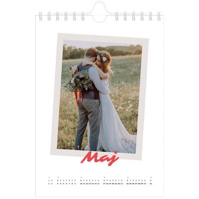 A5 Foto Kalender — Signeret tryk [Maj]