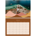 Fotokalender A4 dobbelt (30 x 40 cm) — Neutrale bjerge [kalender forside]