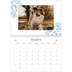 Fotokalender A4 dobbelt (30 x 40 cm) — Elegant blomstret [Marts]