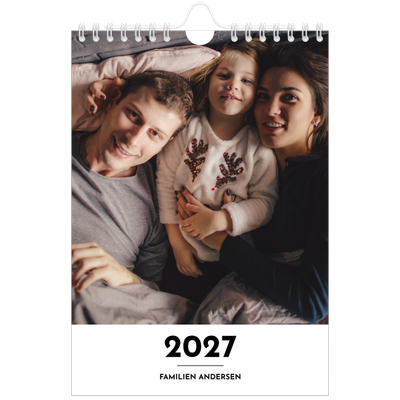 A5 Foto Kalender — Bogstav i fokus [kalender forside]