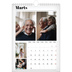 Fotokalender A4 (20 x 30 cm) — Avisstil [Marts]