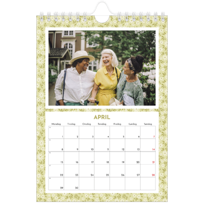 A5 Foto Kalender — Fuld blomstring [April]