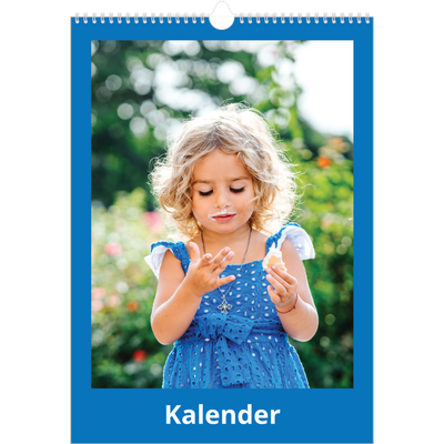 Årskalender A3 — Stilrene farver [kalender forside]