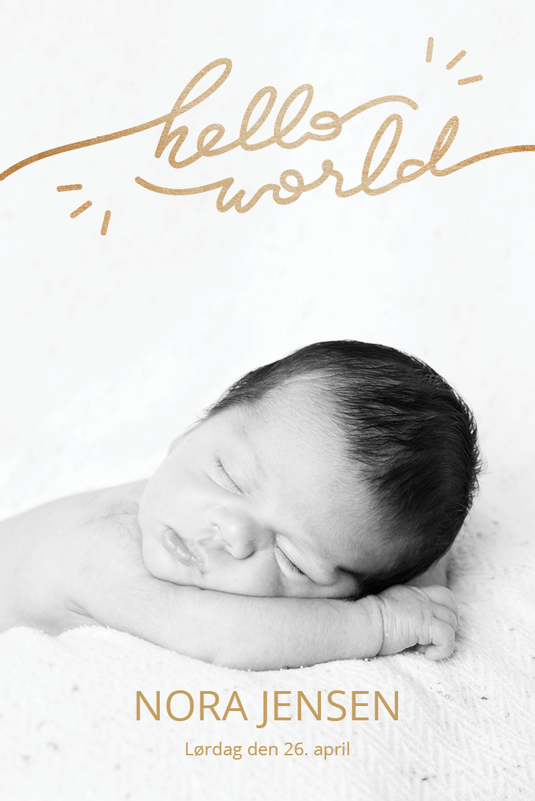 Invitationer — Guldskrift