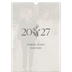 Årskalender A3 — Initialer i blomst [kalender forside]