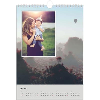 Fotokalender A4 (20 x 30 cm) — Fire årstider [Februar]