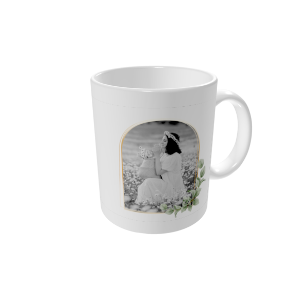 Krus med billede — Botanisk guldbue