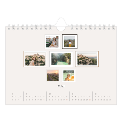 A5 Foto Kalender — Billedvæg [kalender forside]