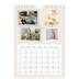 A5 Foto Kalender — Vintage scrapbooking [kalender forside]