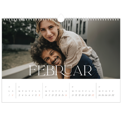 A3 Foto Kalender — Store billeder [Februar]
