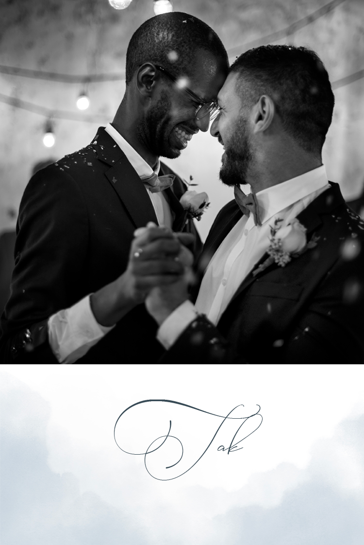 Takkekort — Abstrakt akvarel