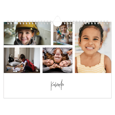 Fotokalender A4 — Billedcollage [kalender forside]