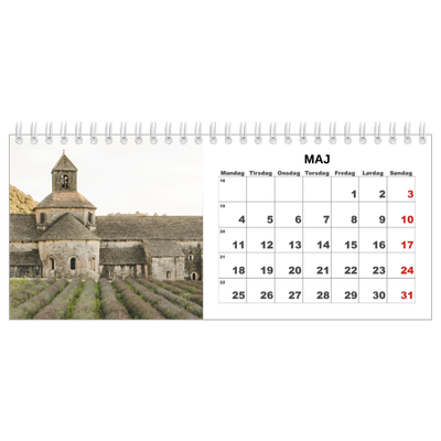 Bordkalendere — Simpelt billede [kalender forside]