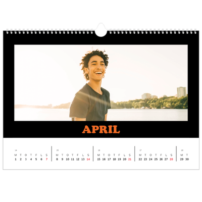 A5 Foto Kalender — Sjov type [August]