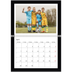 Fotokalender A4 dobbelt (30 x 40 cm) — Sort baggrund [April]