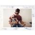 Fotokalender A4 dobbelt (30 x 40 cm) — Marmorbaggrunde [kalender forside]