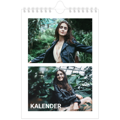 A5 Foto Kalender — Stor måned [kalender forside]