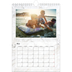 Fotokalender A4 (20 x 30 cm) — Marmorbaggrunde [kalender forside]