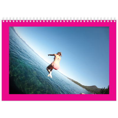 Fotokalender A4 dobbelt (30 x 40 cm) — Skarpe farver [kalender forside]
