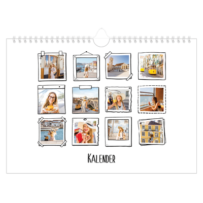 Fotokalender A4 — Albums øjeblik [kalender forside]