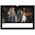 A3 Foto Kalender — Sort ramme [Januar]