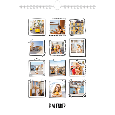 Fotokalender A4 (20 x 30 cm) — Albums øjeblik [kalender forside]