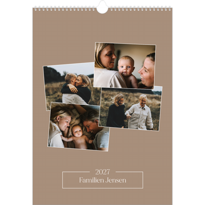 Årskalender A3 — Vores minder [kalender forside]