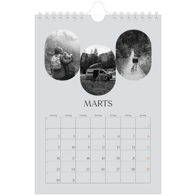 A5 Foto Kalender — Den åbne vej [Marts]