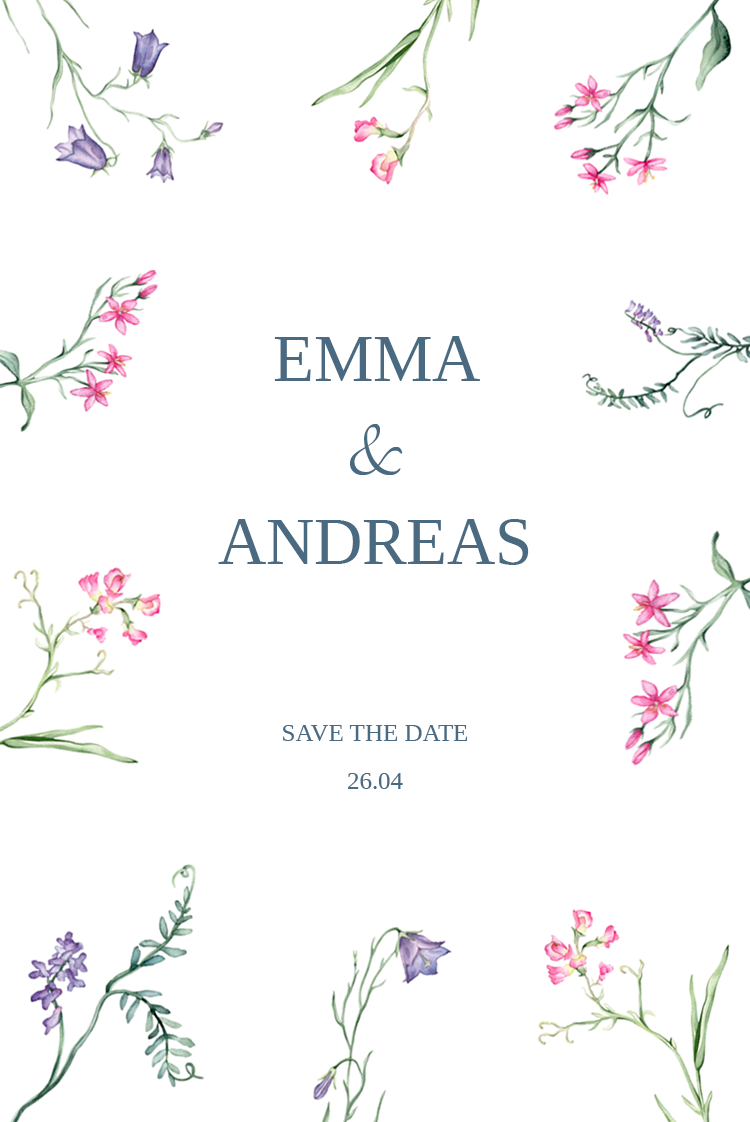 Save the date — Markblomst