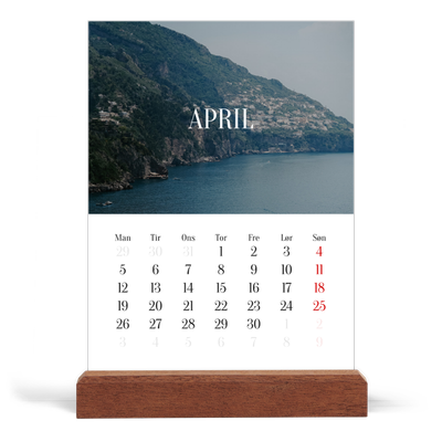 Staffeli kalender - stående  — Endeløs flugt [April]