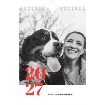 A5 Foto Kalender — Et fantastisk år [kalender forside]