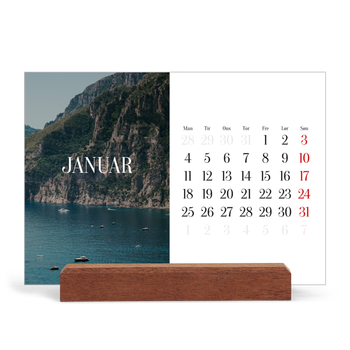 Staffeli kalender - liggende — Endeløs flugt