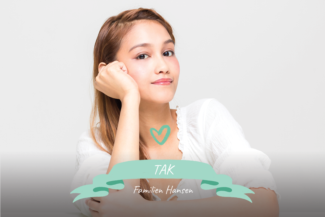 Takkekort — Turkis banner