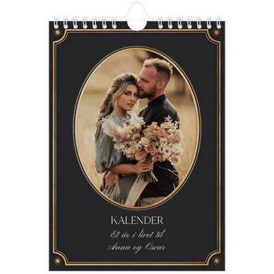 A5 Foto Kalender — Vintage klassisk [kalender forside]