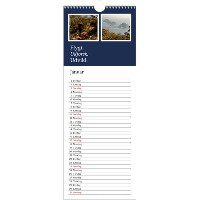 Køkkenkalender  — Redaktionel Jord [Januar]