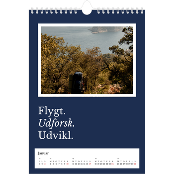 Fotokalender A4 — Redaktionel Jord