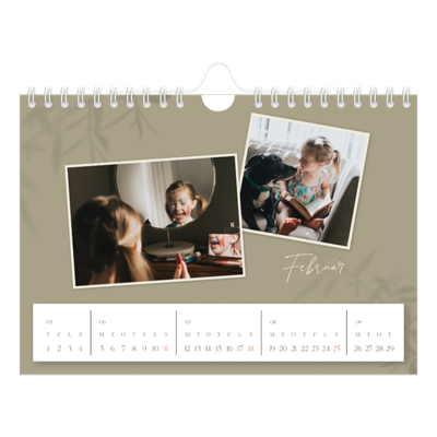 A5 Foto Kalender — Nede på jorden [Februar]