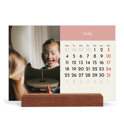Staffeli kalender - liggende  — Pastel kapitler [kalender forside]