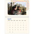 Fotokalender A4 dobbelt (30 x 40 cm) — Retro striber [April]