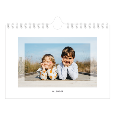 A5 Foto Kalender — Transperant ramme [kalender forside]
