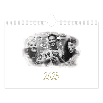 A5 Foto Kalender — Diffuse billederammer [kalender forside]