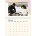 Fotokalender A4 dobbelt (30 x 40 cm) — Retro striber [Januar]