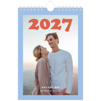 A5 Foto Kalender — Retro rammer [kalender forside]